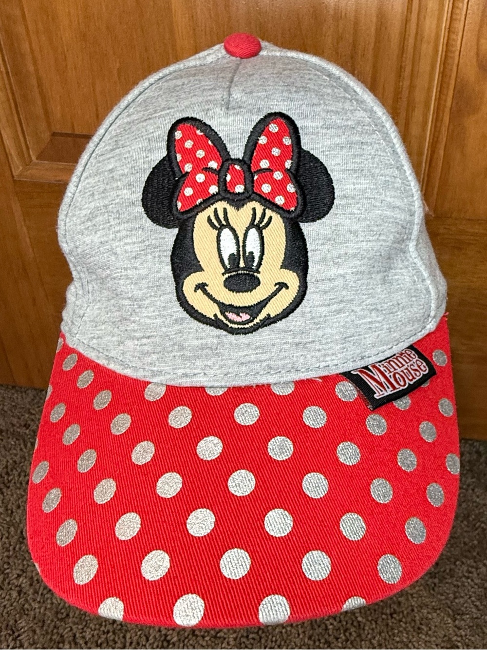 Disney Minnie Mouse baseball hat cap girls